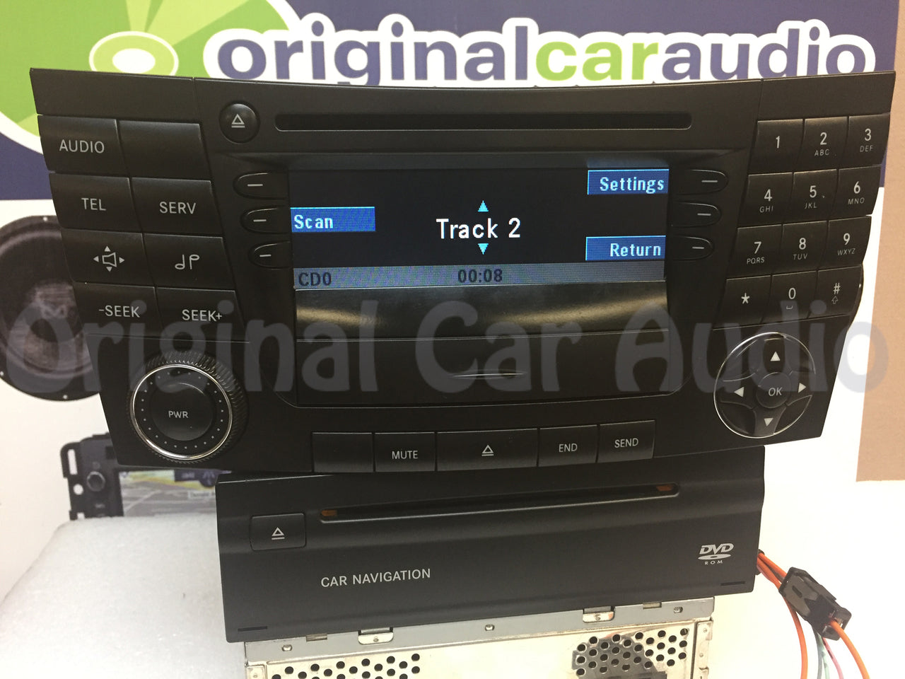 Mercedes Benz E-Class CLS-Class AM FM Tape CD Player