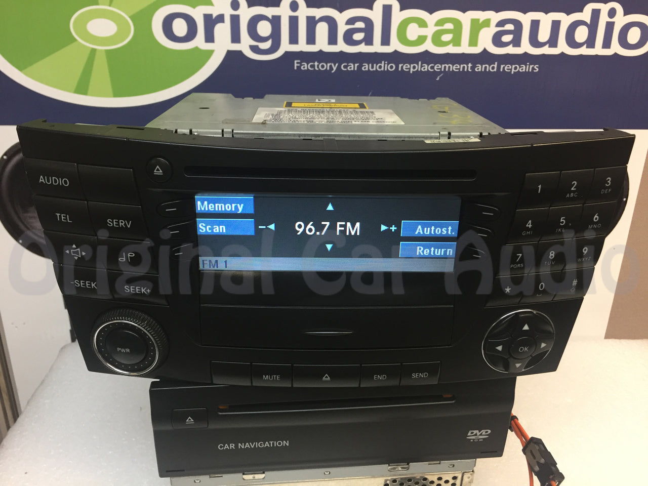 Mercedes Benz E-Class CLS-Class AM FM Tape CD Player