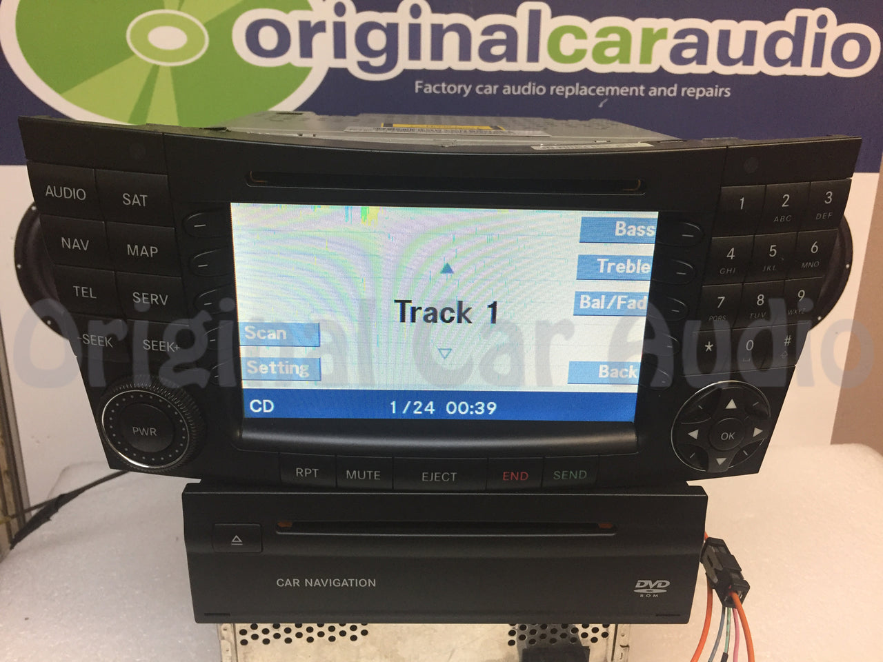 2004 - 2005 Mercedes Benz E-Class OEM Navigation Radio CD SAT Player Receiver