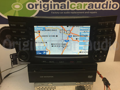 2005 - 2008 Mercedes Benz E-Class OEM Navigation Display SAT AM FM Radio CD Player Receiver