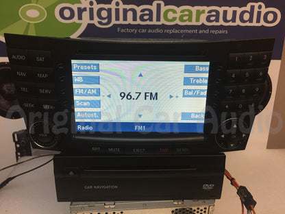 2004 - 2005 Mercedes Benz E-Class OEM Navigation Radio CD SAT Player Receiver