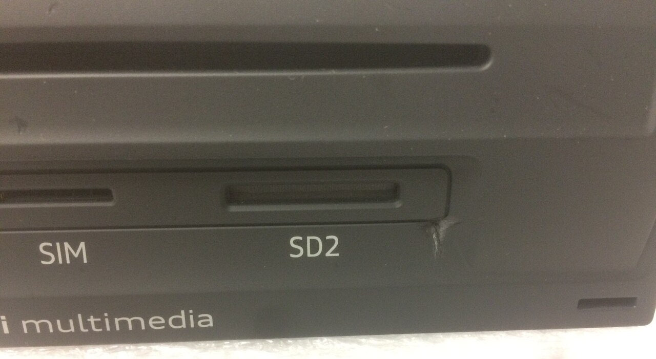 2015 - 2017 Audi R8 OEM Sim SD slot Multimedia CD Player MIB2 BLEMISHED