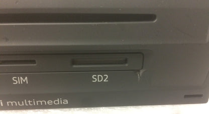 2015 2016 2017 Audi Q7 OEM Multimedia SIM SD CD Player Control Unit BLEMISHED