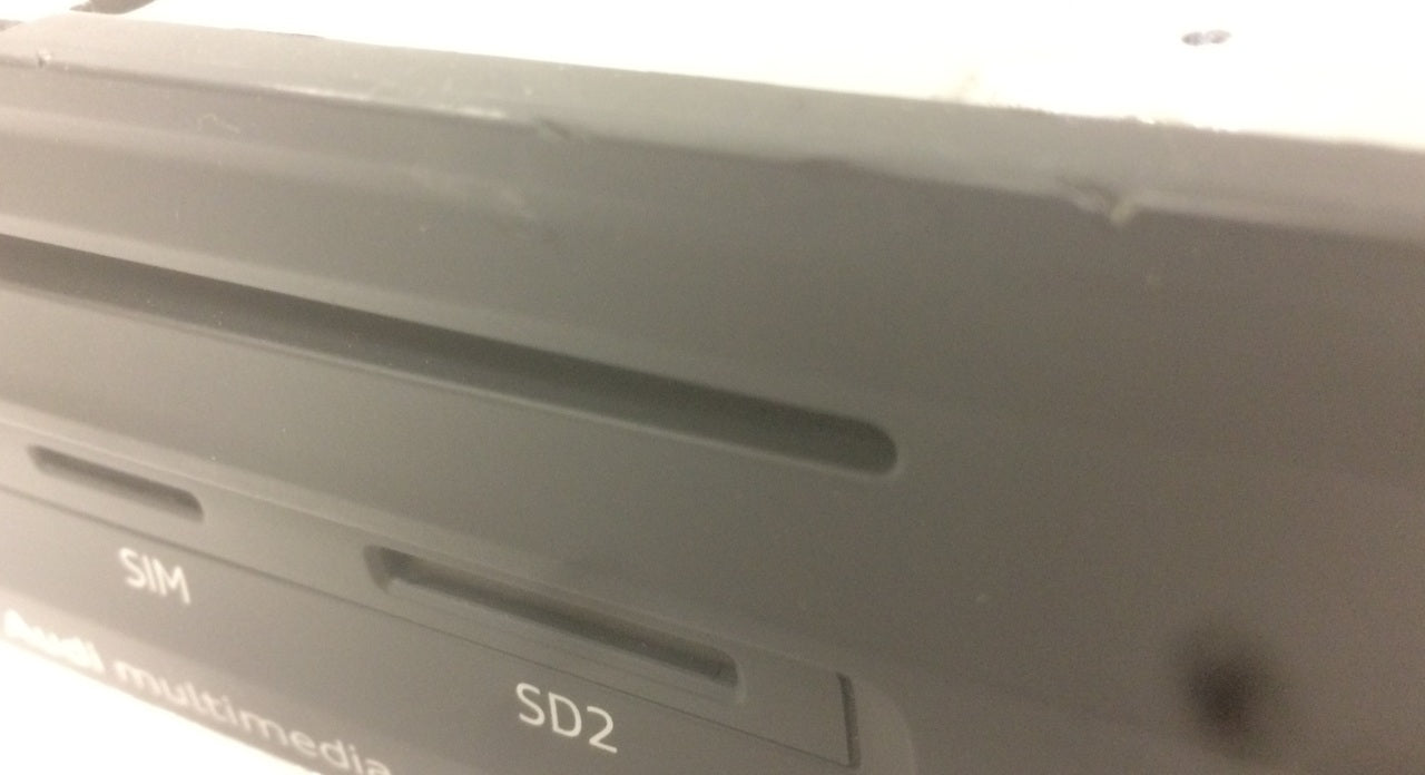 2015 2016 2017 Audi Q7 OEM Multimedia SIM SD CD Player Control Unit BLEMISHED
