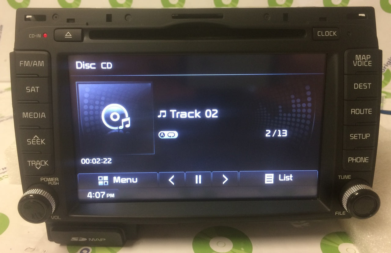 2015 Kia Sportage OEM Navigation AM FM Radio SD Card CD Player Receiver