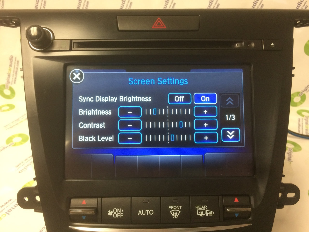 Repair YOUR 2015 - 2017 Acura TLX OEM Non Navigation Radio Display Screen Repair Service