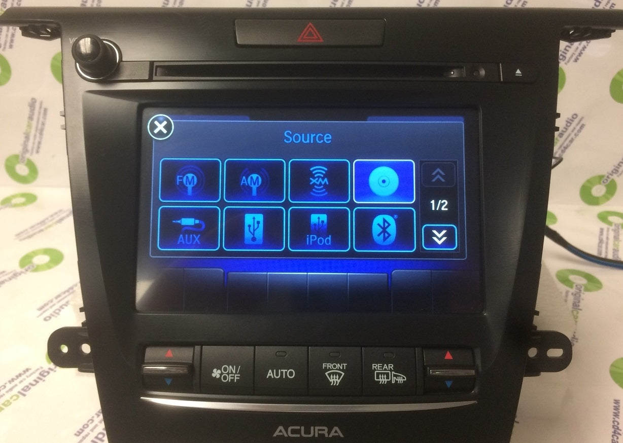 2015 - 2017 Acura TLX OEM Non Navigation Radio Display Screen Receiver w/ Controller