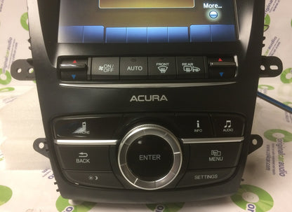 2015 - 2017 Acura TLX OEM Non Navigation Radio Display Screen Receiver w/ Controller