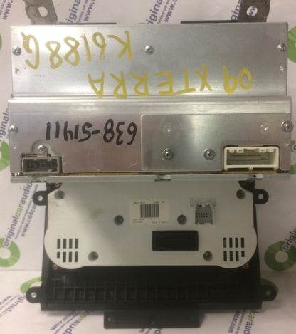 2009 - 2012 NISSAN Xterra Frontier OEM Radio Stereo Single CD Player w/ Bezel Trim & Climate Control