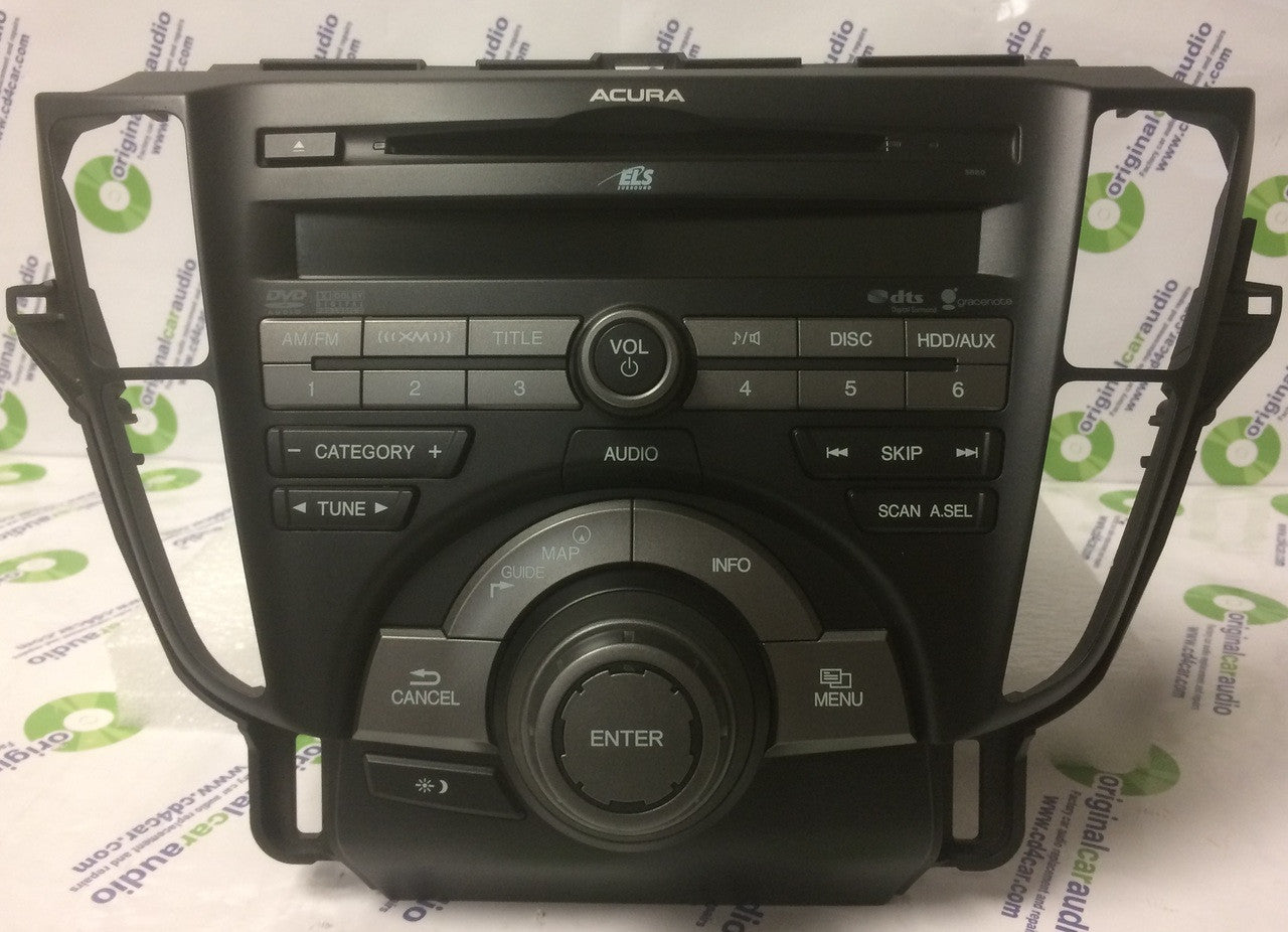2009 - 2011 Acura TL OEM Navigation Gracenote AM FM CD Player Receiver NO Climate Buttons 3BB0, 3PB0