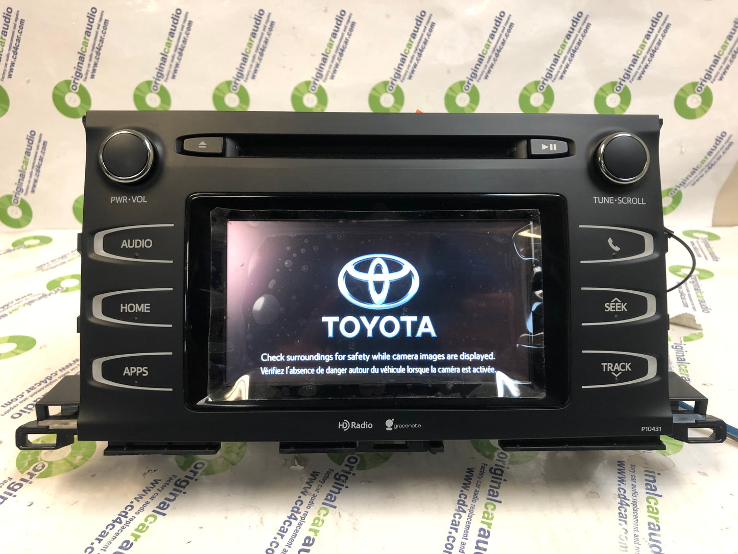Refurbished 2014 - 2019 Toyota Highlander OEM Bluetooth AM FM SAT HD Radio Gracenote Receiver