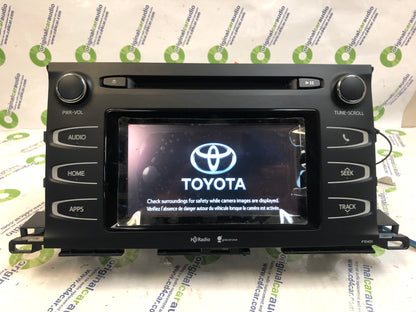 Refurbished 2014 - 2019 Toyota Highlander OEM Bluetooth AM FM SAT HD Radio Gracenote Receiver