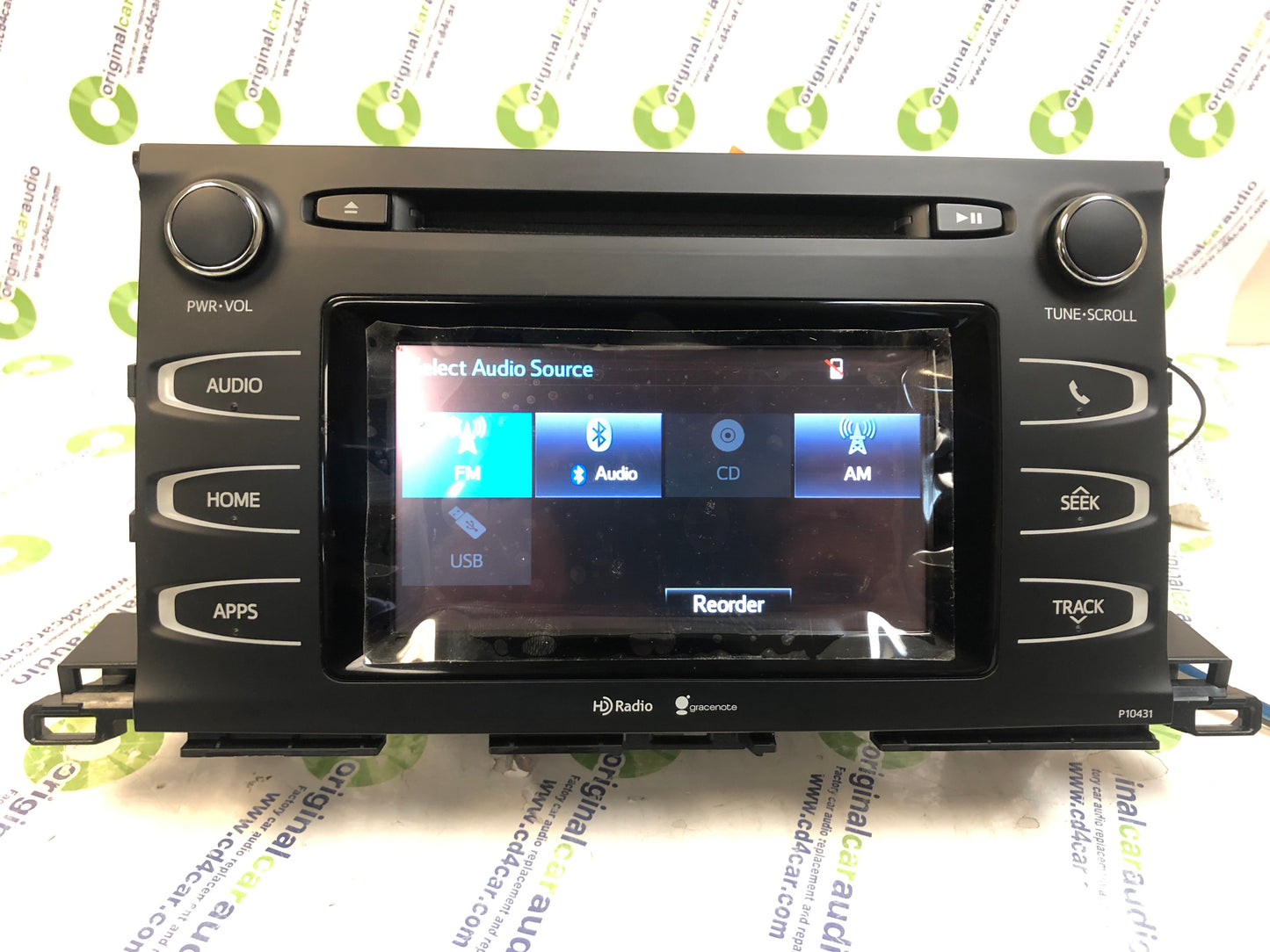 Refurbished 2014 - 2019 Toyota Highlander OEM Bluetooth AM FM SAT HD Radio Gracenote Receiver