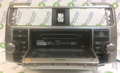 Refurbished 2010 - 2013 Toyota 4Runner OEM JBL Navigation GPS Radio AM FM 4 Disc Changer MP3 CD Player E7028