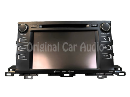 2016 Toyota Highlander OEM AM FM XM CD Player Radio Receiver Display Screen