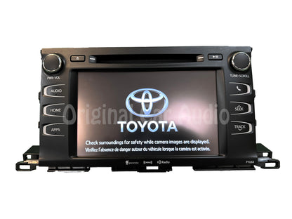 2016 Toyota Highlander OEM AM FM XM CD Player Radio Receiver Display Screen