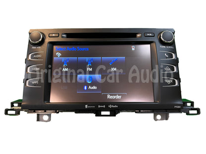 2016 Toyota Highlander OEM AM FM XM CD Player Radio Receiver Display Screen