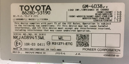 2014 - 2021 Lexus IS 200 300Factory OEM Radio Amp Premium Amplifier