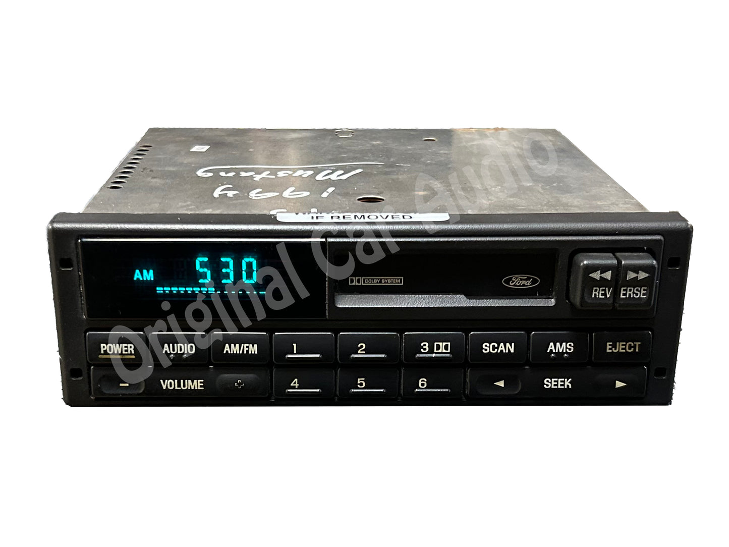 1994 - 1998 Ford Mustang OEM AM FM Radio Receiver Premium Sound Tape Cassette