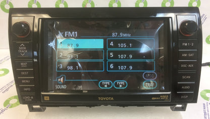 Refurbished 2007 -2009 Toyota Sequoia Tundra OEM JBL Navigation Radio CD Player E7013