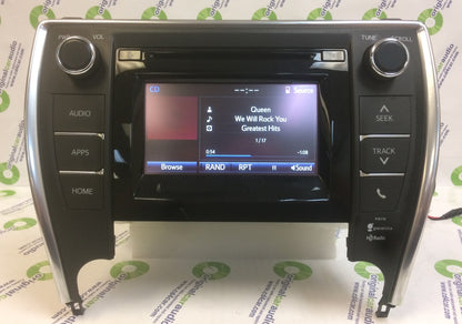 2015 - 2017 Toyota Camry OEM Gracenote Touch Screen Display AM FM Radio Receiver P10719