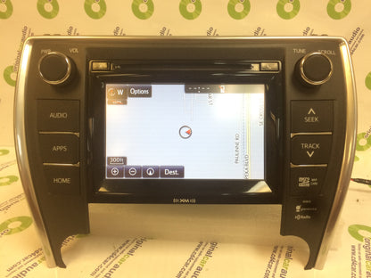 2015 - 2017 Toyota Camry OEM Gracenote Touch Screen Display AM FM Radio Receiver 100613