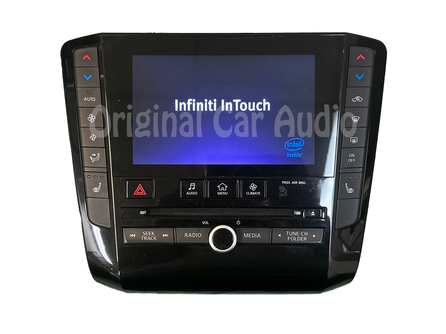 2019 - 2023 INFINITI QX50 OEM CENTER 7" SCREEN DISPLAY MONITOR TEMP AC CLIMATE CONTROL W/ HEATED SEATS