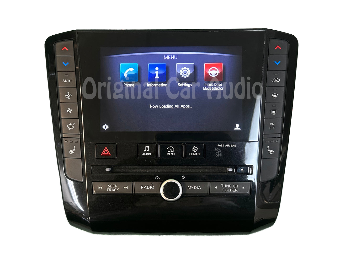 2019 - 2023 INFINITI QX50 OEM CENTER 7" SCREEN DISPLAY MONITOR TEMP AC CLIMATE CONTROL W/ HEATED SEATS