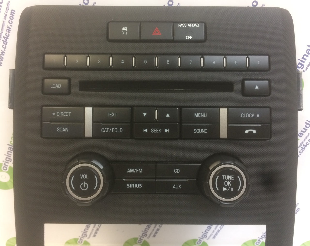 2009 - 2012 Ford F-150 OEM Faceplate Control Panel Bezel with AUX