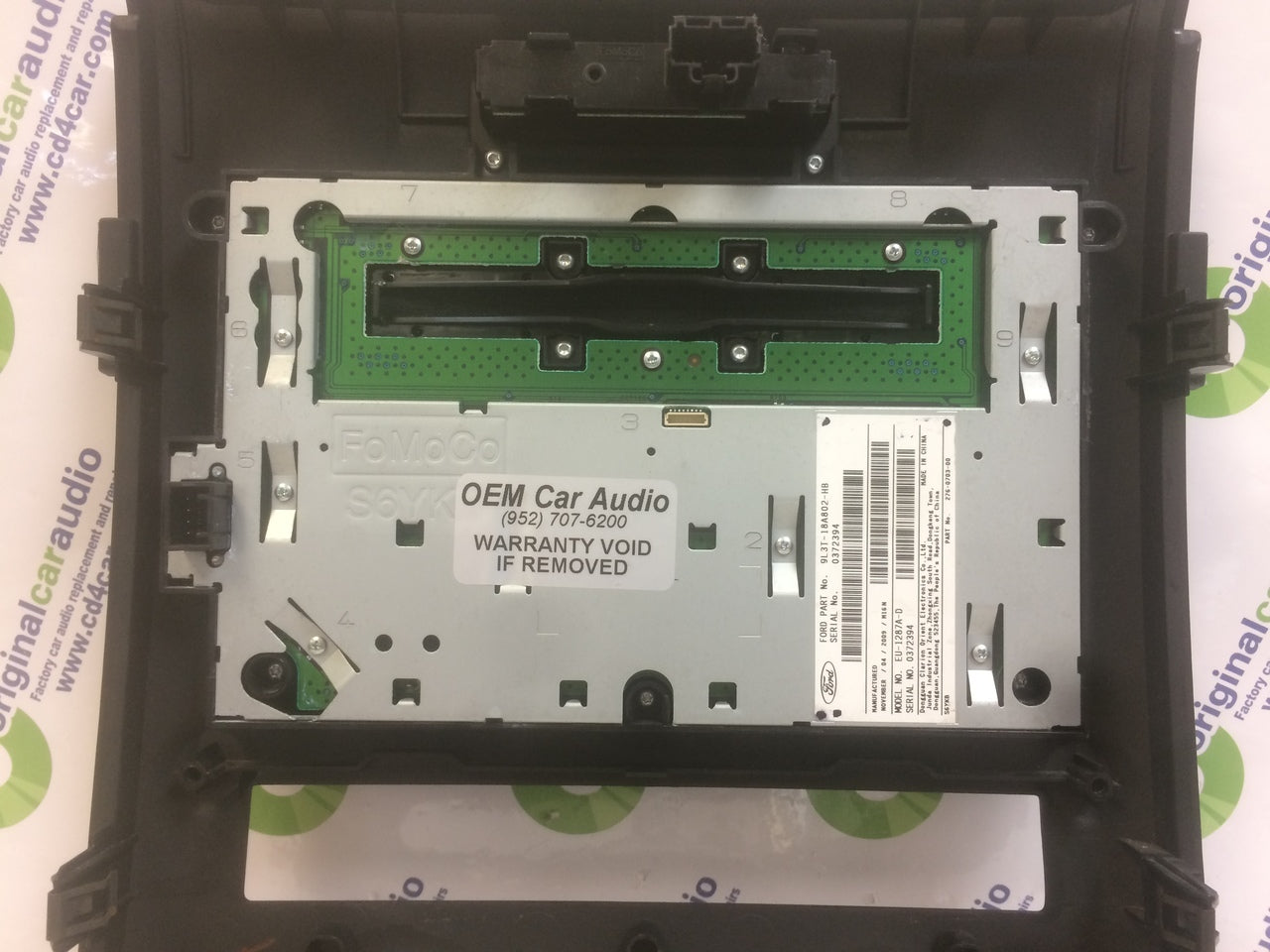 2009 - 2012 Ford F-150 OEM Faceplate Control Panel Bezel with AUX