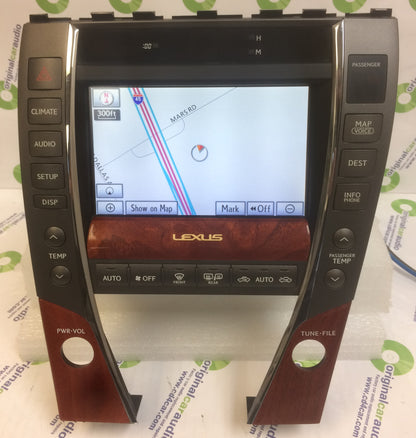 2010 - 2012 Lexus ES350 OEM Navigation GPS System Monitor Radio Screen