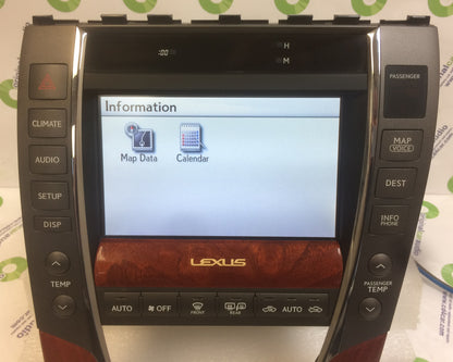 Refurbished 2010 - 2012 Lexus ES350 OEM Navigation GPS System Monitor Radio Screen