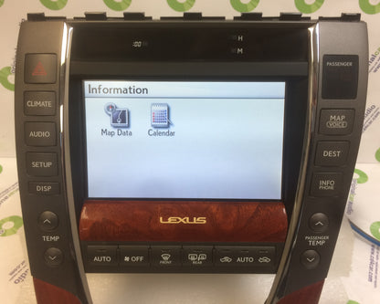 2010 - 2012 Lexus ES350 OEM Navigation GPS System Monitor Radio Screen