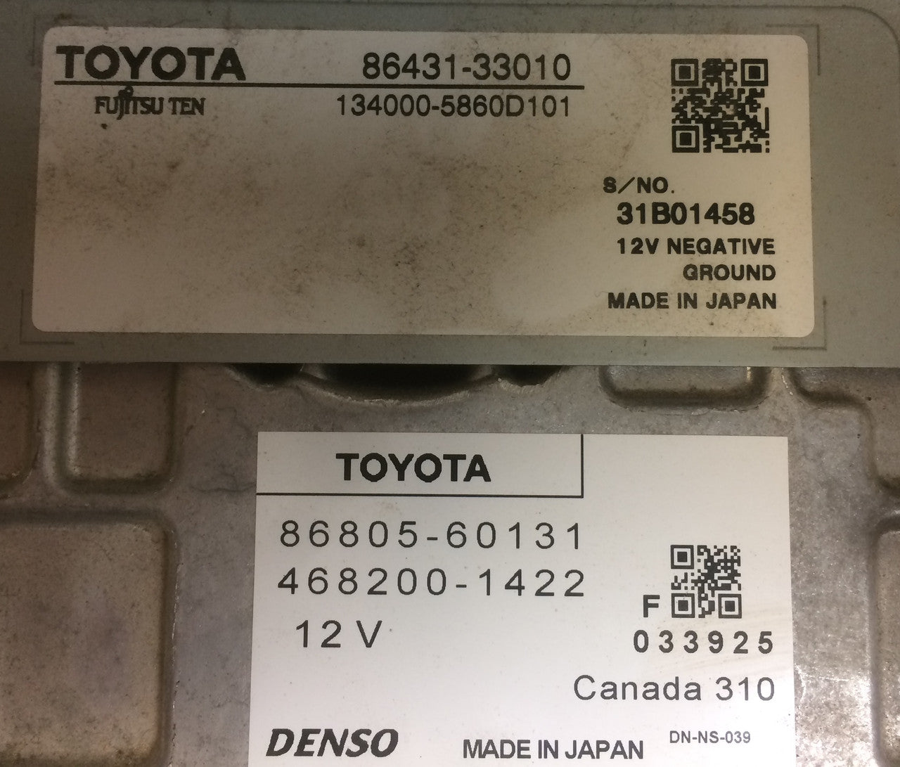 Refurbished 2010 - 2012 Lexus ES350 OEM Navigation GPS System Monitor Radio Screen