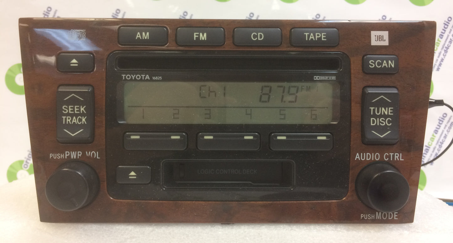 2000 - 2004 Toyota Avalon OEM JBL Single CD Player Radio Receiver 16825