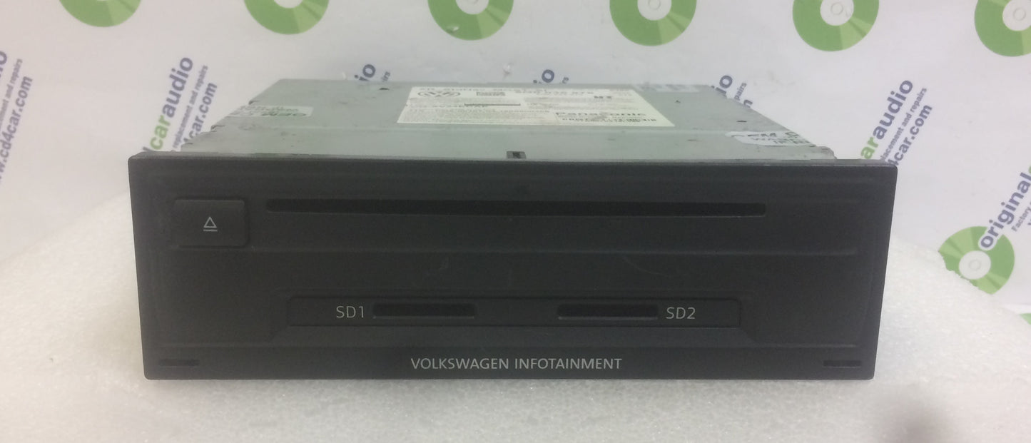 Blemished 2015 2016 VW Volkswagen Golf GTI MK7 Navigation Multimedia Panasonic Infotainment 2 Slot SD Card CD Player MIB1
