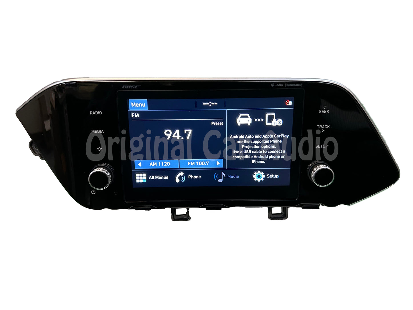 2020 - 2022 Hyundai Sonata OEM AM FM XM Bose Radio Receiver Non-Nav Head Unit