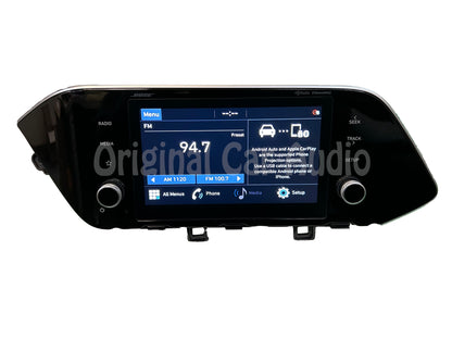 2020 - 2022 Hyundai Sonata OEM AM FM XM Bose Radio Receiver Non-Nav Head Unit
