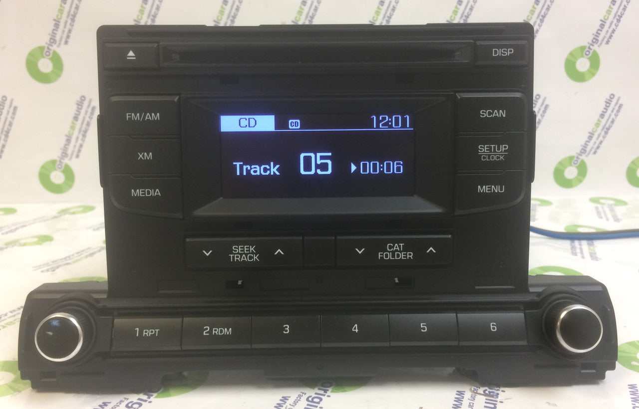 Refurbished 2016 - 2018 Hyundai Elantra OEM AM FM XM SAT CD Player Radio Receiver