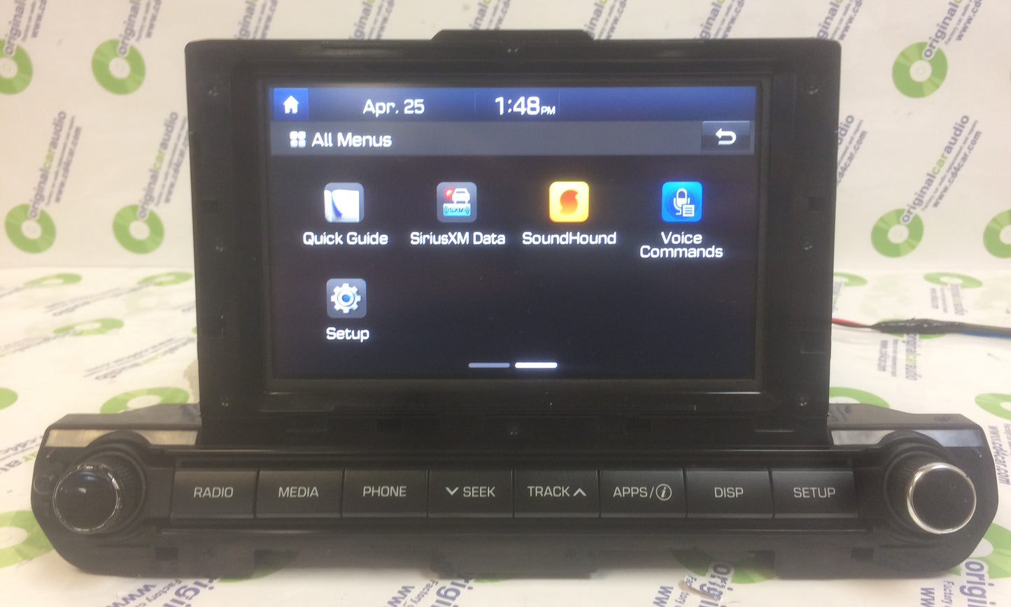 2016 - 2018 Hyundai Elantra OEM AM FM SAT Bluetooth Touch Screen Display