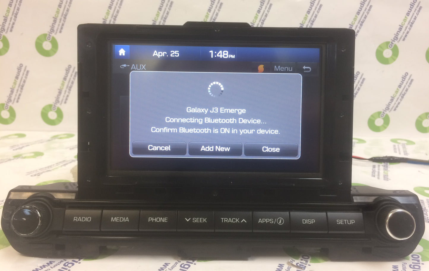 2016 - 2018 Hyundai Elantra OEM AM FM SAT Bluetooth Touch Screen Display