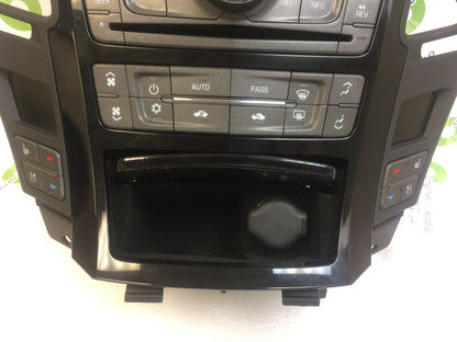 2013 - 2015 Cadillac CTS OEM Dual Climate Control Bezel with Heated Cooled Seats Control Panel