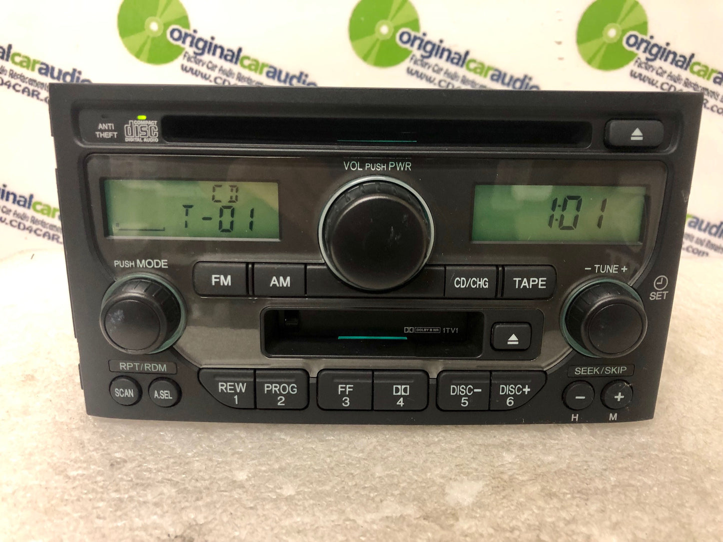 2003 - 2005 HONDA Pilot OEM AM FM Radio Stereo Tape Cassette CD Player Receiver 1SV0, 1SV1, 1TV1