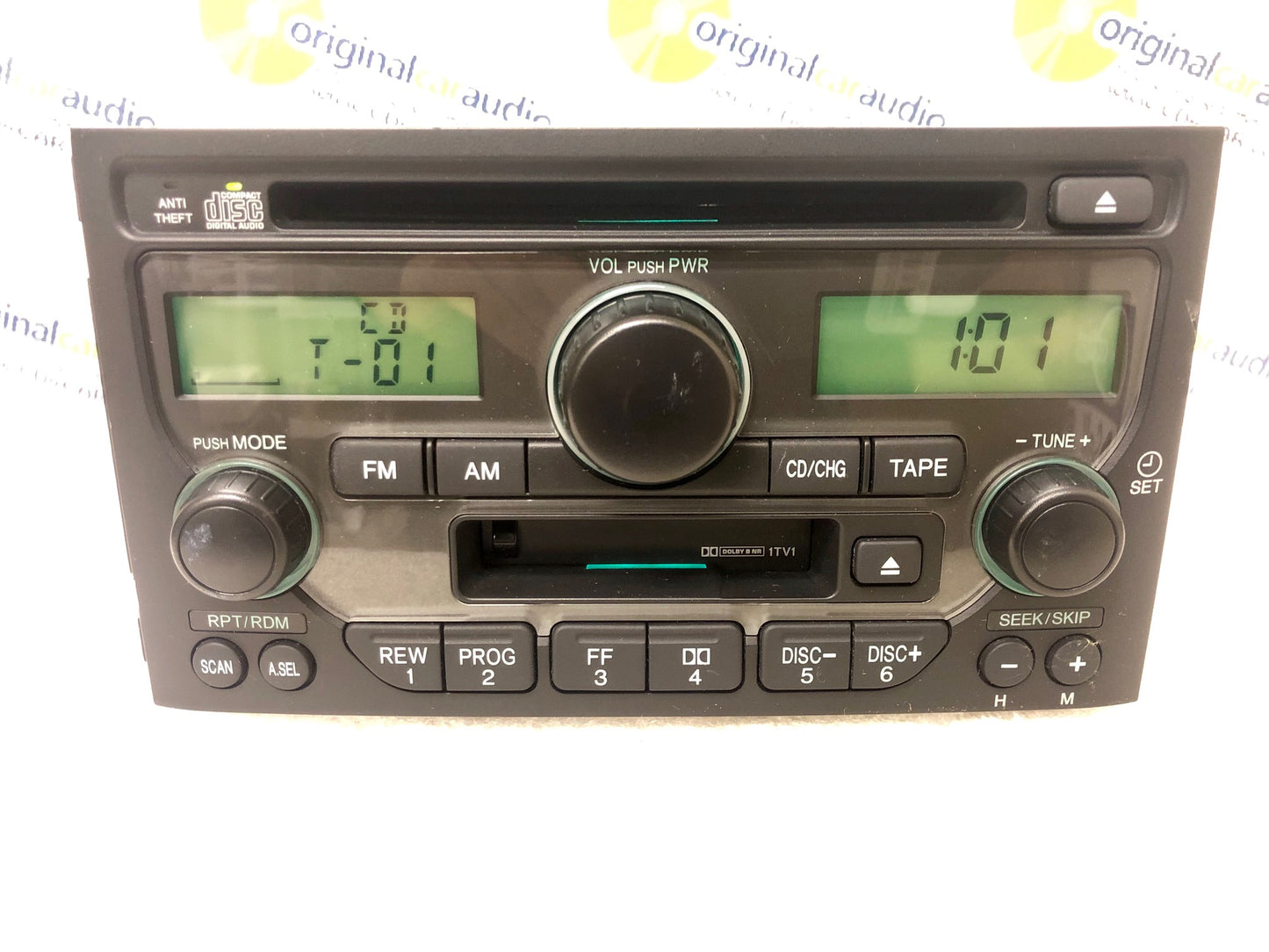 2003 - 2005 HONDA Pilot OEM AM FM Radio Stereo Tape Cassette CD Player Receiver 1SV0, 1SV1, 1TV1