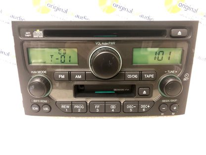 2003 - 2005 HONDA Pilot OEM AM FM Radio Stereo Tape Cassette CD Player Receiver 1SV0, 1SV1, 1TV1
