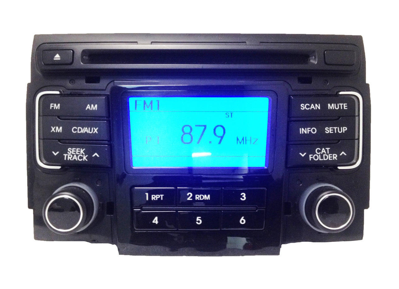 Hyundai OEM Factory Stereo AM FM SAT Radio MP3 CD Player