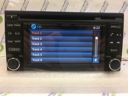 Reman 2015 - 2016 Nissan Juke Titan OEM Single CD AM FM SAT Navigation Radio Receiver