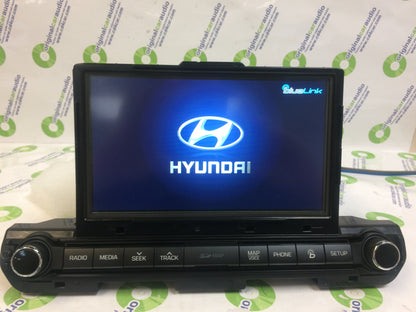 2016 - 2018 Hyundai Elantra OEM Navigation AM FM SAT Bluetooth Touch Screen Display