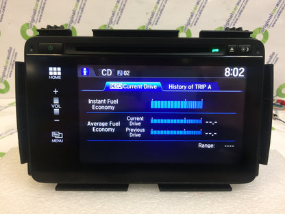 2016 - 2017 Honda HRV HR-V OEM Single CD Touch Screen AM FM Radio Receiver 3BP0