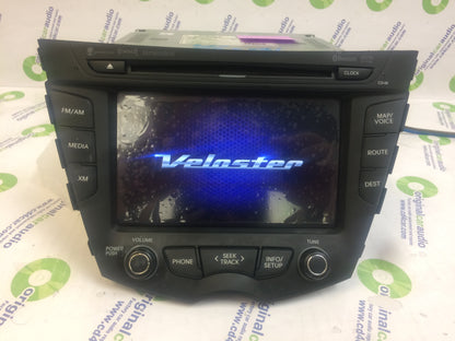 Refurbished 2012 - 2014 Veloster Hyundai OEM AM FM Radio CD Player Backup Camera Bluetooth Navigation Receiver